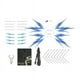 thumbnail image 3 of Wing Effect, 1:100 Crafting Collectible Wing of Light Option Set, pieza de repuesto para 1/100 Strike Freedom Hobby, modelo DIY, 3 of 9