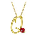 thumbnail image 1 of Jusqu'à 65% de Réduction sur les Colliers SMihono pour Femmes, Collier Lettre Rose avec Strass, Pendentif Rétro en Anglais, 1 of 2