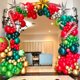 thumbnail image 4 of Arco de globos de Navidad, caja roja, verde, dorado, caramelo, guirnalda, cono, explosión, estrella, globos de aluminio, decoración de fiesta de Navidad de Año Nuevo, 4 of 4