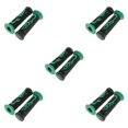 thumbnail image 2 of Justharion Universal 7/8 Motorcycle Scooter Handlebar Hand Grips Soft Rubber Green 5Set, 2 of 6