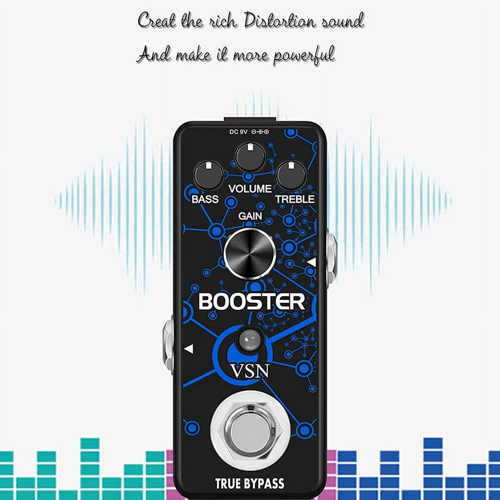Guitar Booster Effect Pedal Analog Boost Effects Pedals for Electric Guitar Mini Boost Pedals True Bypass
