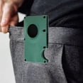 thumbnail image 1 of Titular de la tarjeta de crédito de los hombres, cartera del bolsillo del dinero para el viaje de los regalos del marido Verde, 1 of 8