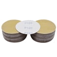 thumbnail image 4 of PET-U 100Pcs 5 Inch No Hole Hook and Loop Sanding Discs Sandpaper Sanding Discs 120 Grit Fit for Automotive, Marine, Industrial, Woodworking, 4 of 5