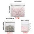 thumbnail image 2 of 3pcs Zippered Mesh Laundry Bag, Breathable Washer Bags for Lingerie Delicates Wash for Home & Travel, 2 of 7