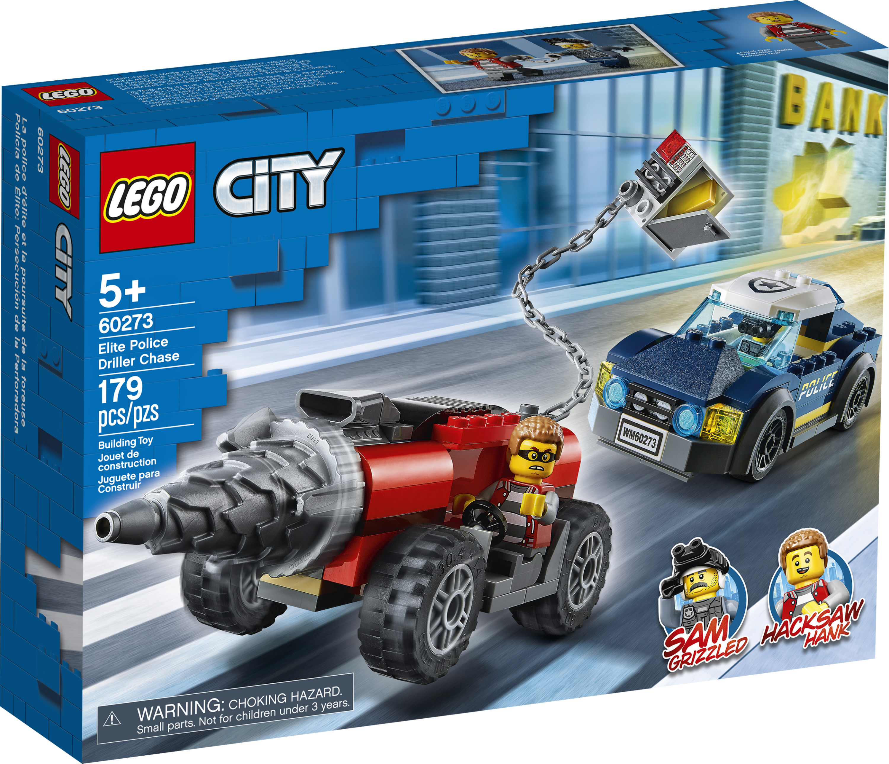 LEGO City Police Police Driller Chase 60273 - image 5 of 8