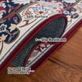 thumbnail image 5 of SAFAVIEH Tucson Dewayne Oriental Machine Washable Area Rug, Red/Navy, 4' x 4' Round, 5 of 8