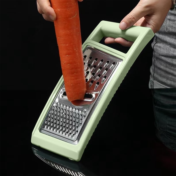Cortador de verduras multifuncional de acero inoxidable, triturador de patatas para el hogar, artefacto de cocina para cortar verduras tres en uno, limpiador, pelador de frutas y verduras de acero ino