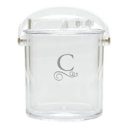 

Carved Solutions Acrylic Insulated Ice Bucket With Tongs-Pi-Flourish-G