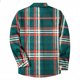thumbnail image 4 of Blusa y camisa de manga larga con cuello vuelto para hombre, informal, a la moda, con botones, estampado a cuadros, blusa elástica de manga larga con cuello vuelto, blusa de poliéster para hombre, 4 of 5