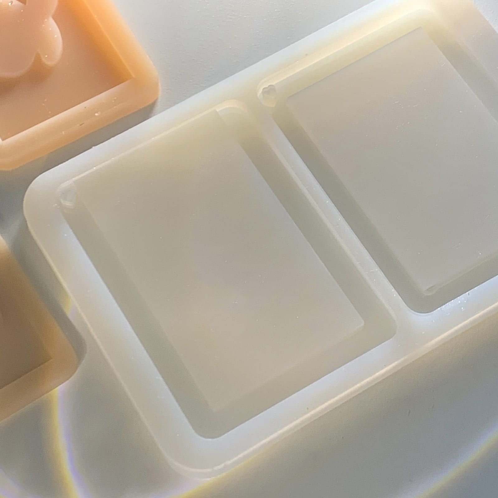 Geometry Photo Frame Epoxy Mold Silicone Pendant Mould for Resin Decorative Crafts Jewelry Making