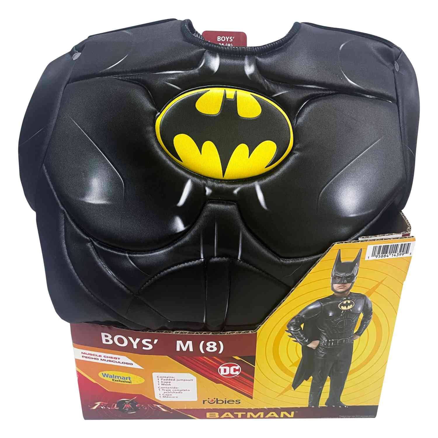 DC Batman Halloween Costume for Children, Boy's Size M (8), by Rubies