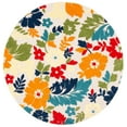 thumbnail image 3 of Safavieh Cabana Garnet Floral Outdoor Area Rug, 3 of 8