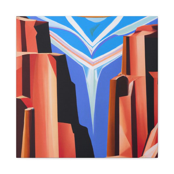 Canyon of Art Deco - Canvas