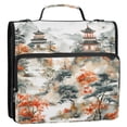 thumbnail image 5 of FORMRS Zipper Binder with Shoulder Strap 2-inch Ring 500 Sheet Capacity File Bag, Mountain Pattern, 5 of 5