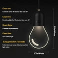 thumbnail image 3 of Car-Mounted Decorative LED Bulbs Switch Between Cozy Warm Yellow and Clean White Light, Small Light Bulb Car Charms for Cars Rear View Mirror Ornament Lamp Decoration, Hanging Accessories(2pcs), 3 of 7
