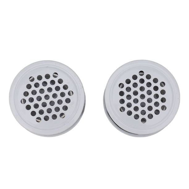 Cubierta De Orificio De Malla De Ventilación, Juego De Cubiertas De Ventilación De Aire A Prueba De Herrumbre, 2 Piezas, Color Para Armarios