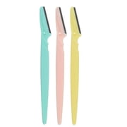 Multipurpose Exfoliating Face Razor and Eyebrow Shaper Hair Trimmer -3 Pack