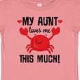 thumbnail image 4 of Inktastic My Aunt Loves Me Nephew Boys or Girls Baby T-Shirt, 4 of 5