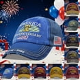 thumbnail image 3 of 250th Anniversary USA Hat United States 250 Year American Anniversary Hat Eagle Patriotic Embroidery Baseball Cap, 3 of 4