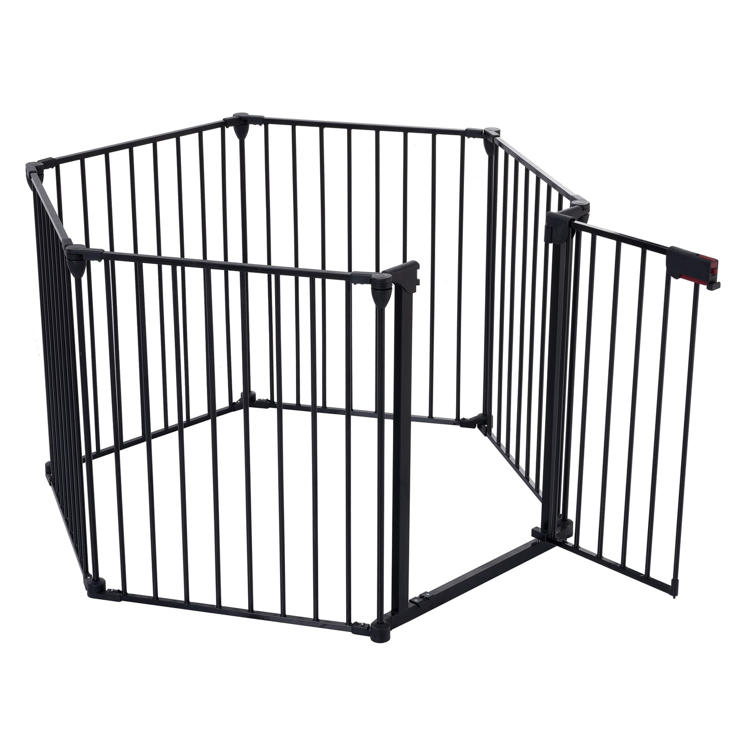 Pefilos 6 Panel Play Yard Dog Playpen for Multiple Sizes of Dog, Designed for Camping, Dog Fences Indoor, Black Pefilos 6 Panel Play Yard Dog Playpen for Multiple Sizes of Dog, Designed for Camping, Dog Fences Indoor, Black
