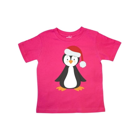 

Inktastic Cute Penguin Penguin With Red Santa Hat Gift Toddler Boy or Toddler Girl T-Shirt