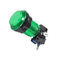 thumbnail image 5 of Botón de empuje para juegos 33.5mm redondo interruptor iluminado LED 12V con microswitch verde 1 pieza, 5 of 5