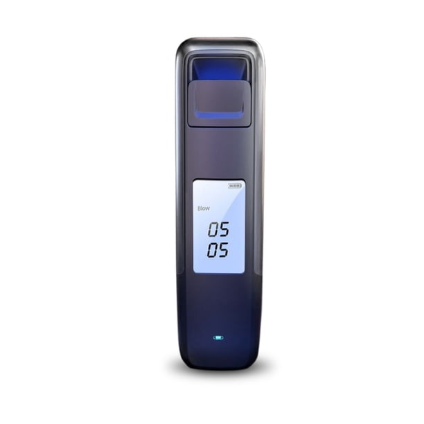 Scienceny Probador de aliento de Alcohol portátil sin contacto probador de aliento de Alcohol analizador de alcoholímetro Detector de prueba Analizador Medidores de medidas dimensionales Plata Scienceny TO000707-02B