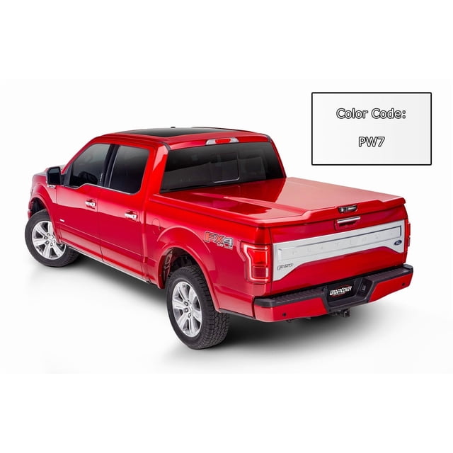 UnderCover Tonneau Cover UC3078L-PW7 Elite LX; Tilt Up; Lockable; Bright White - Vehicle Color Code PW7; ABS Composite Material