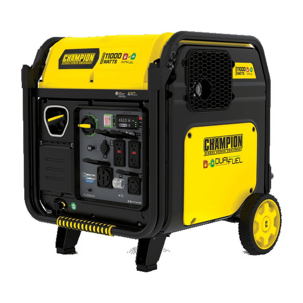 Champion Power Equipment 11,000-Watt Electric Start Dual Fuel Home Backup Portable Inverter Generator with Quiet Technology and CO Shield®
