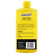 Formula 1 Carnauba Liquid Car Wax, High Gloss Shine & Protection for Auto Paint, Advanced Micropolishing to Remove Haze & Restore Vehicle Paint, 16 oz