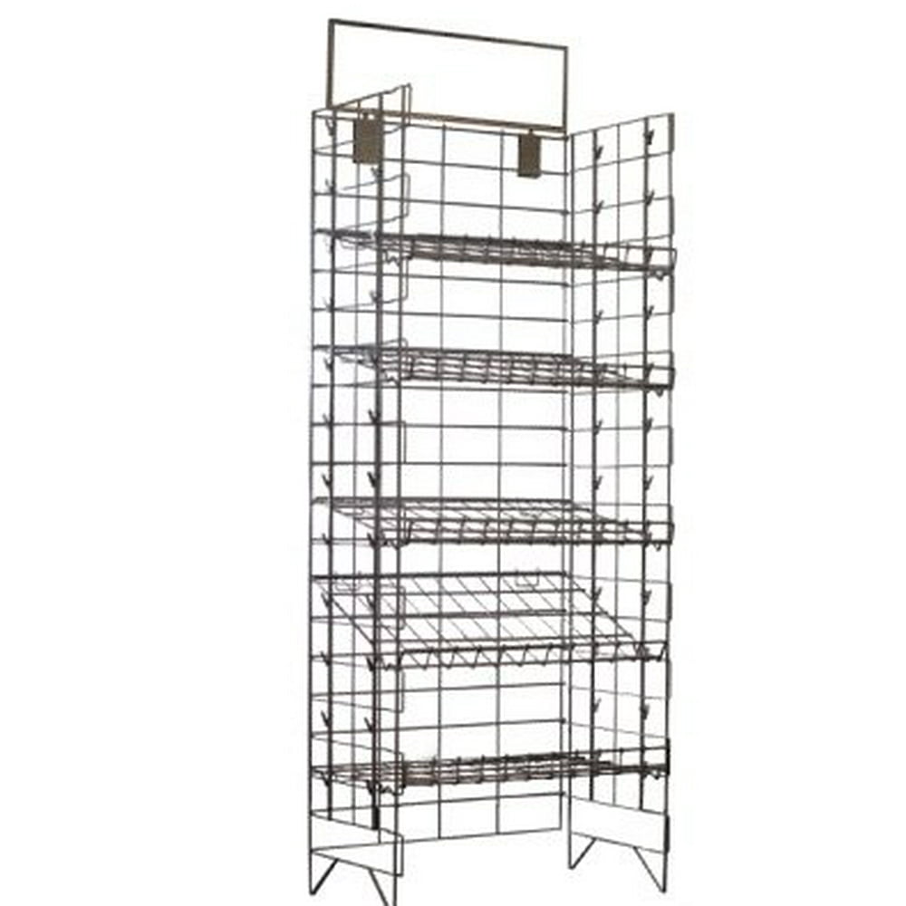 Potato Chip Rack w/ 5 Shelves and 48 Clips