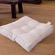 thumbnail image 5 of Cojín grueso para silla, almohadillas para asiento, cojín para asiento de color sólido, almohada cálida y acogedora para sofá de oficina, decoración blanco Macarena cojines de asiento, 5 of 8
