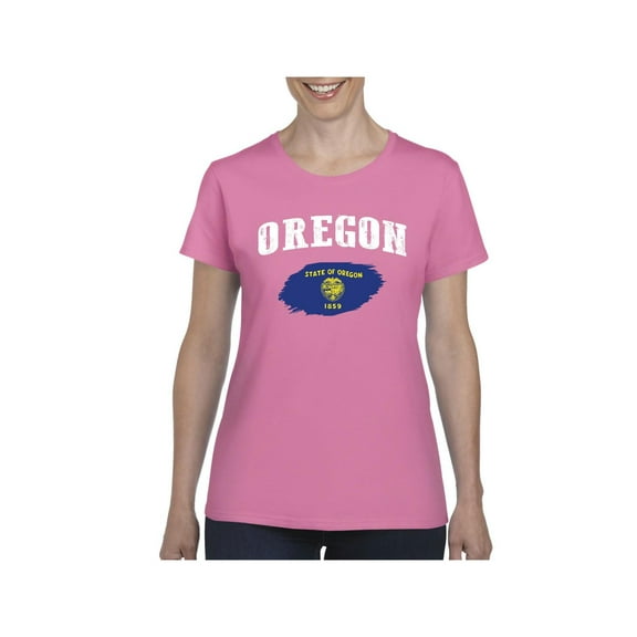 Mom's Favorite - Women's T-Shirt Short Sleeve, up to Women Size 3XL - Oregon