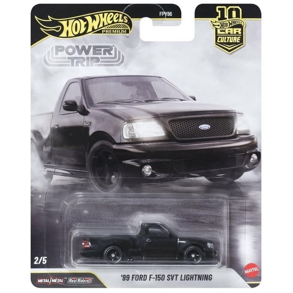 Hot Wheels 1999 Ford F-150 SVT Lightning Power Trip Car Culture Premium
