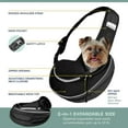 thumbnail image 3 of Katziela Pet Carrier Sling Bag for Small Dogs, Puppies and Cats, 3 of 6
