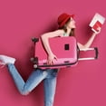 thumbnail image 6 of Pink Boston Bruins 20" 8-Wheel Hardcase Spinner Carry-On, 6 of 6