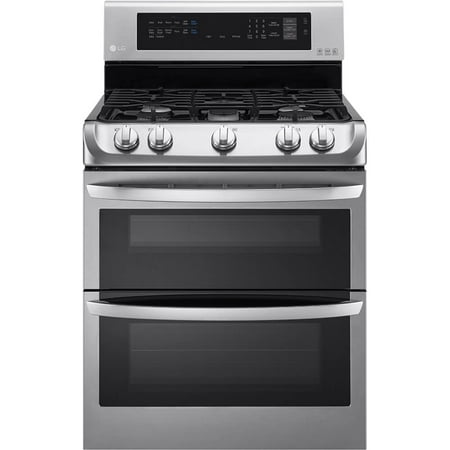 LG LDG4313ST 6.9 Cu. Ft. Stainless Double Oven Gas Range