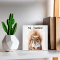 thumbnail image 5 of Be Confident Squirrel Decorative Wooden Box Sign Motivational Home Office Desk White Decor Inspirational Sign for Kids Bedroom Decor Woodland Animal Wood Plaque Block Sign 5x5 In, 5 of 5