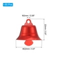 thumbnail image 2 of Unique Bargains Mini Jingle Bells 0.9' Metal Hanging Bells Red 50Pack, 2 of 5