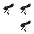 thumbnail image 2 of bedienty Extension Cable Compact Size Replaced Part Extended Cord Dash Cam Extender Rear Camera Wire Replacement Connector 4 Pin black 2m 3Set, 2 of 6