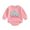 Pink, variant on AWZXDE Fall Toddlers Girl Clothes Long Sleeve Sweatshirt Bodysuit With Embroidery Letter Pattern Casual Daily Outfit Pink - 6-12 Months