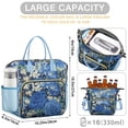 thumbnail image 5 of Pioneer Flower Floral Print Pattern Womens Lunch Box for Work,Insulated Large Lunch Bag for Tween and Teen,Loncheras Para Mujer,Leakproof Adult Lunch Bag for Work,Beach,Travel,Picnic,Camping, 5 of 7