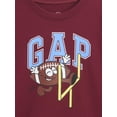 thumbnail image 2 of Camiseta GAP para bebés y niños de manga larga con estampado negro de 3 años, 2 of 2