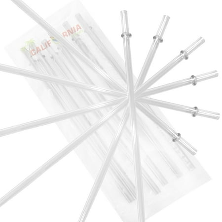 10.5 Inch, Set of 6 Clear Replacement Acrylic Straws for 16oz, 20oz, 24oz (Best Struts For Smooth Ride)