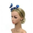 thumbnail image 2 of Clearance! Baberdicy Women Butterfly Fascinators Headclip Headband for Tea Party Blue, 2 of 7