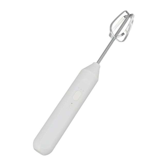 Electric Egg Beater, Multipurpose Handheld Electric Milk Frother Kitchen Tools Cordless for Home White,,Black