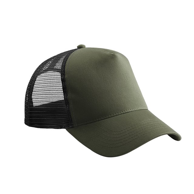 Beechfield - Gorra para Adultos Unisex (Oliva, Negro)