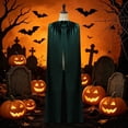 thumbnail image 2 of Lutiedan Halloween Cloak for Men and Women Medieval Renaissance Long Cape Cloak Unisex Witch Vampire Tie Cloak Robe, 2 of 6