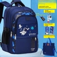 thumbnail image 1 of Schoolbag Primary School Students Grade Three to Grade Six Junior High School Large Capacity Burden Reduction Ridge Protection Lightweight Astronaut Boys Backpack, 1 of 5