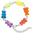 thumbnail image 1 of Collier Ours en Gélatine Mignon 7 Couleurs Pendentif en Résine Coloré pour Femmes Filles, 1 of 6